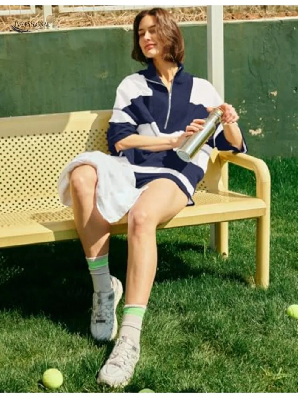 Women's 2 Piece Lounge Set Short Sleeve Top & Shorts with Pockets Athletic
